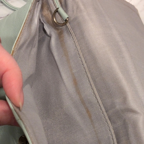 Elegant Mint Green Clutch Bag - Picture 4 of 6